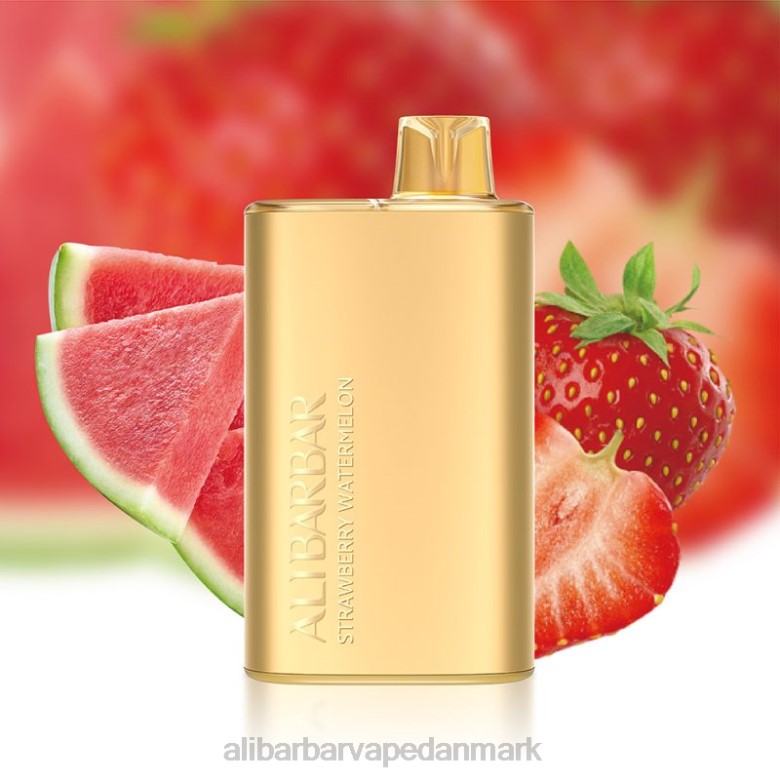 Alibarbar Nicotine Content - Alibarbar Rich 8000 engangsvape DHP213 jordbær vandmelon