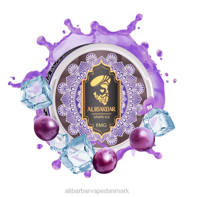 Alibarbar Nicotine Vape - Alibarbar nikotinposer DHP291 jordbær kiwi is