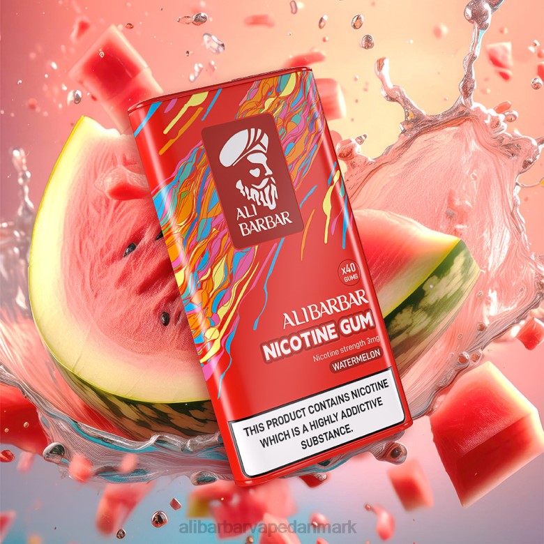 Alibarbar Nicotine Vape - Alibarbar nikotintyggegummi DHP298 æble