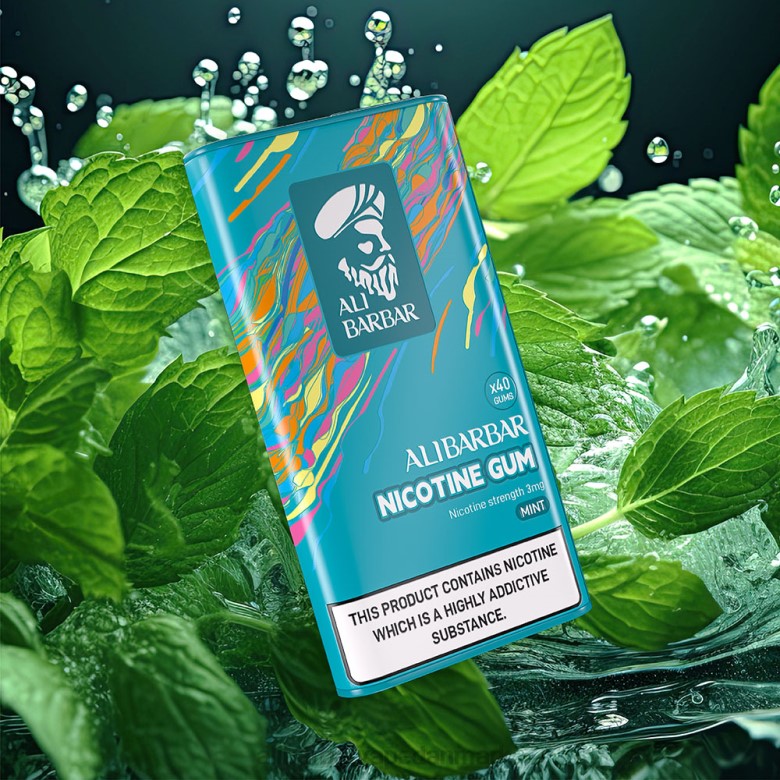 Alibarbar Nicotine Vape - Alibarbar nikotintyggegummi DHP298 æble