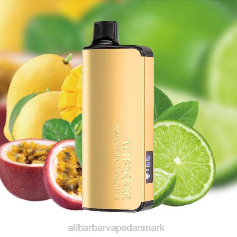Alibarbar Vape Danmark - Alibarbar Ingot 20000 engangs vape DHP239 passionsfrugt mango lime