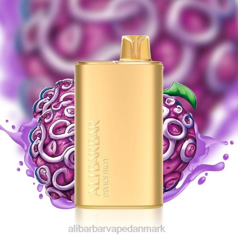 Alibarbar Vape Danmark - Alibarbar Rich 8000 engangsvape DHP24 djævelens frugt