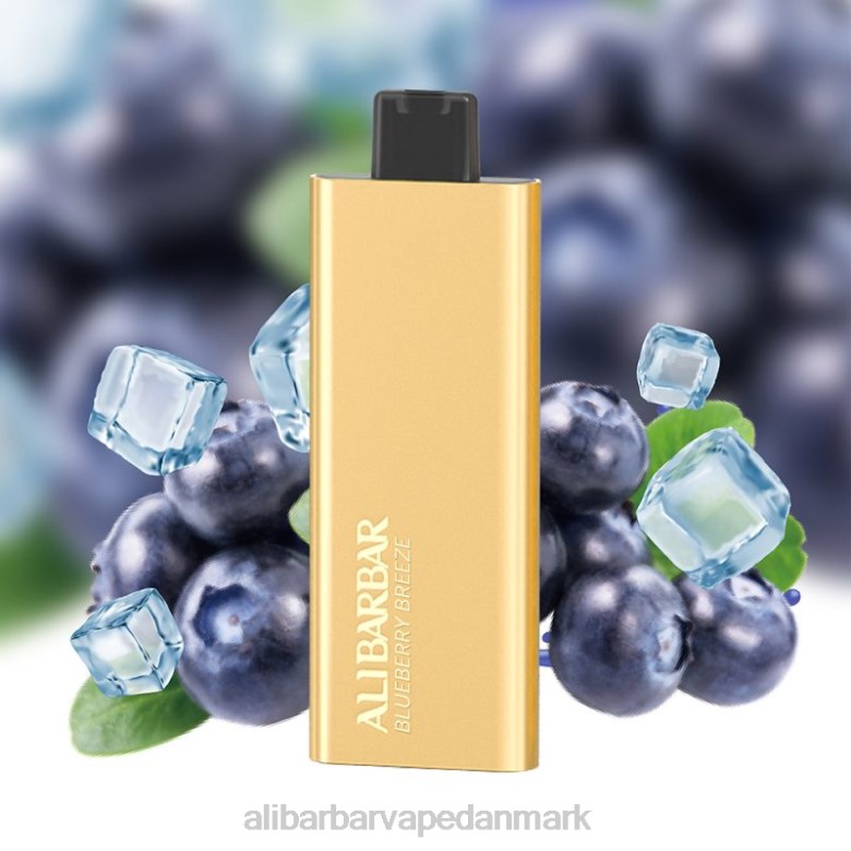 Alibarbar Vape Review - Alibarbar Pandora 7000 engangsvape DHP251 blåbær brise