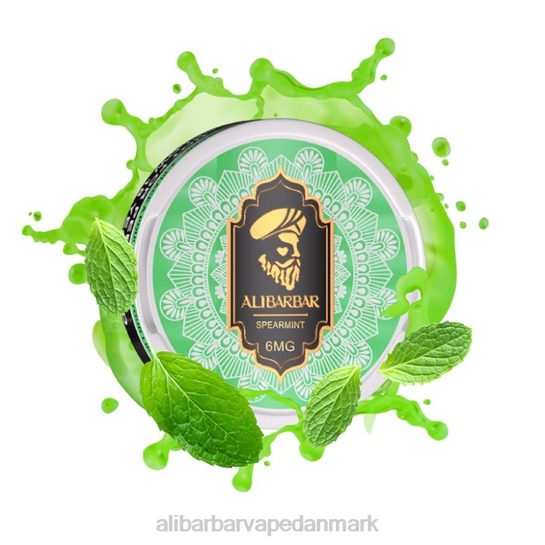 Alibarbar Nicotine Content - Alibarbar nikotinposer DHP290 grønmynte